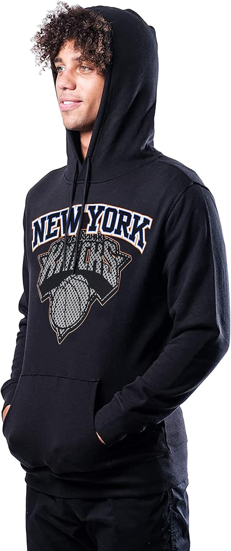 Men'S NBA Official Fleece Hoodie Pullover Sweatshirt Primo Metallic-Unisex