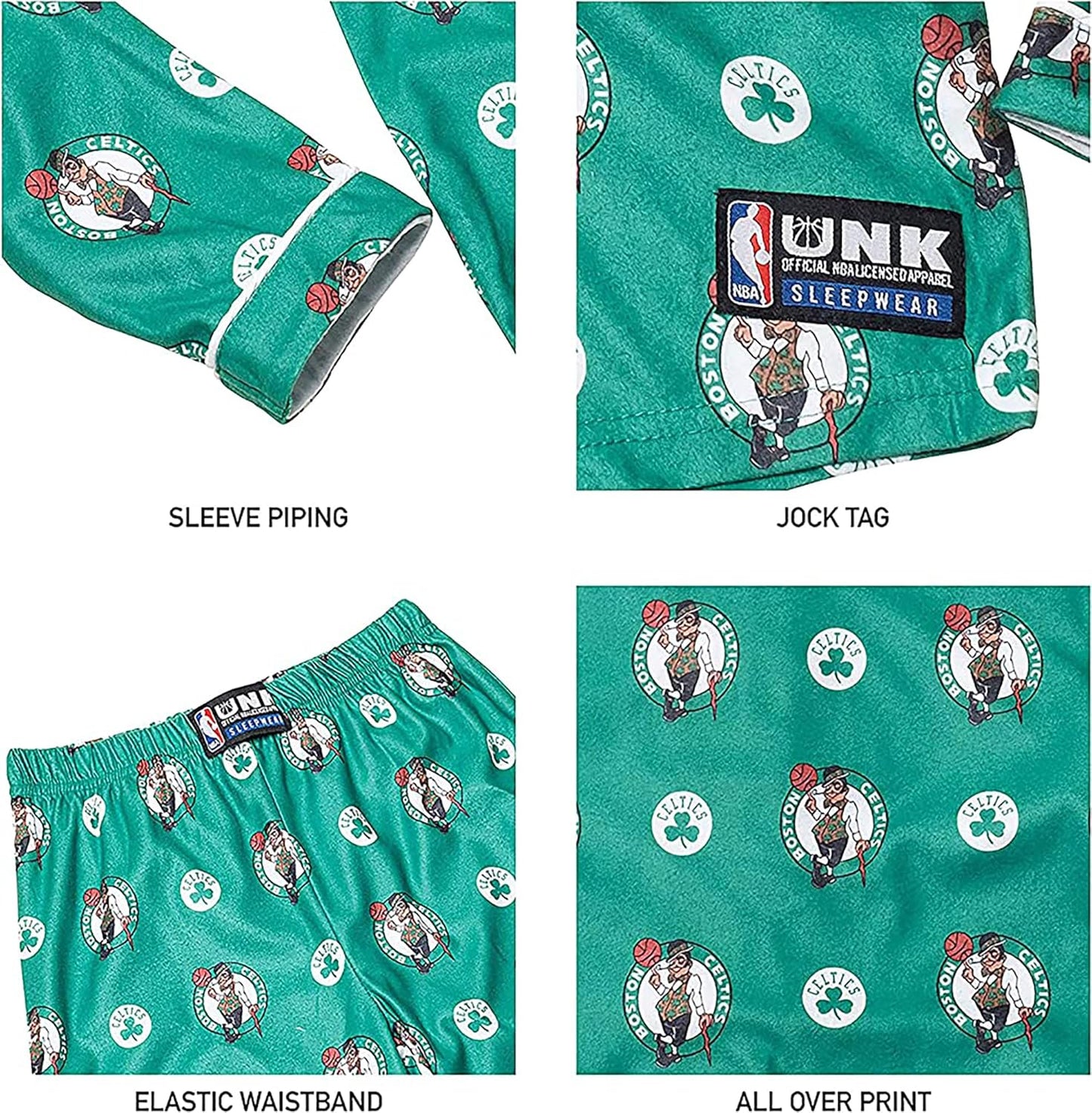 Youth NBA Official 2-Piece Super Soft Button down Pajamas Set