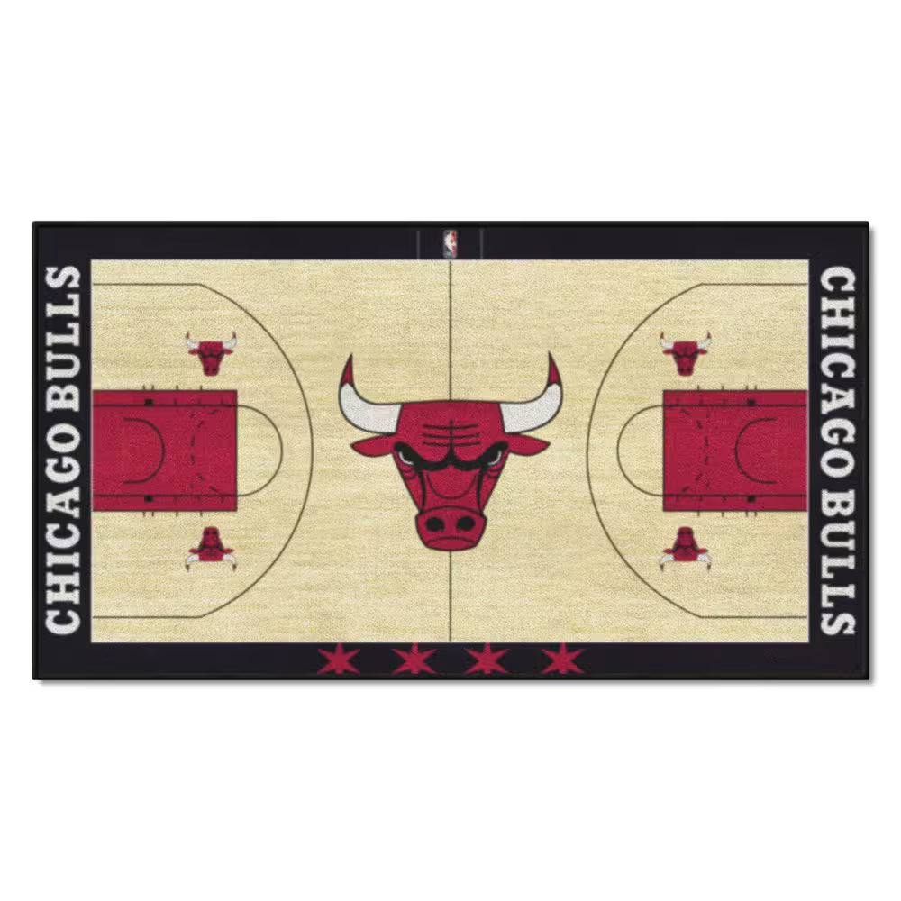 Chicago Bulls 2 Ft. X 4 Ft. NBA Court Runner Rug